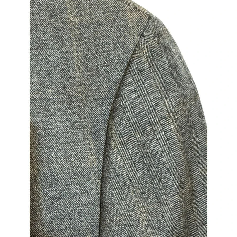 Herringbone Joseph Abboud Nordstrom 44R‎ Wool Windowpane Sport Coat USA
